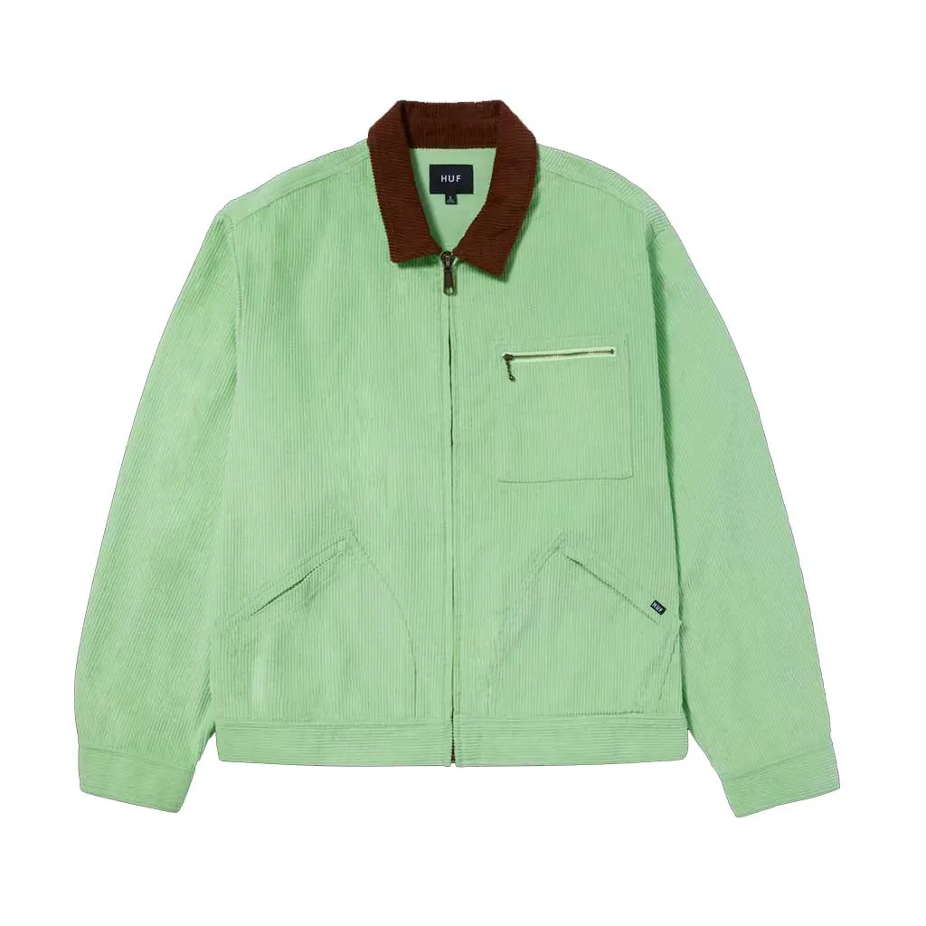 Huf Corduroy Trucker Jacket - Huf Green
