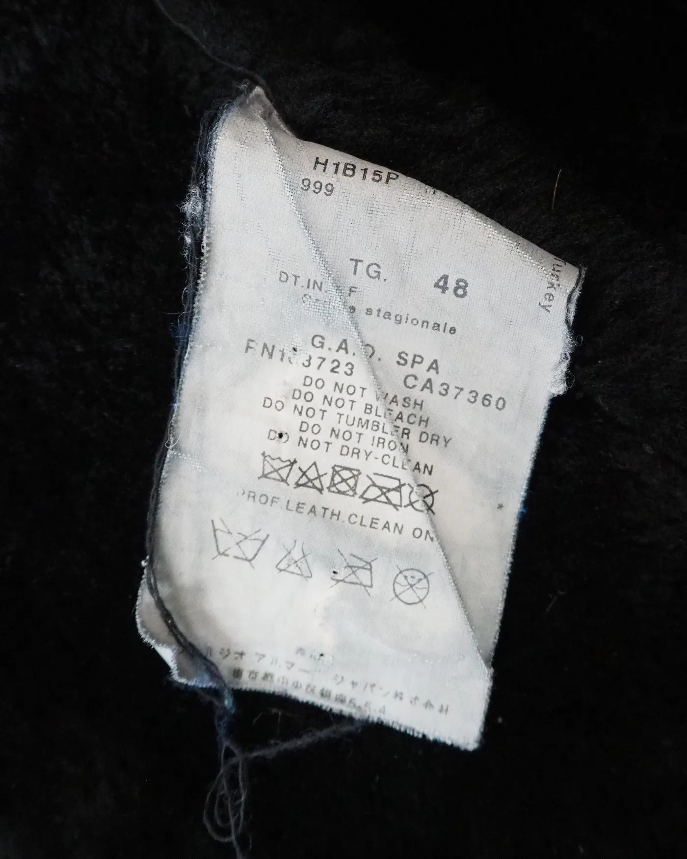 Shearling Leather Zip Jacket